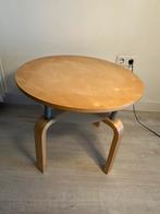 Ikea plywood aalto salontafel bijzettafel, 45 tot 60 cm, Minder dan 55 cm, Rond, Ophalen of Verzenden