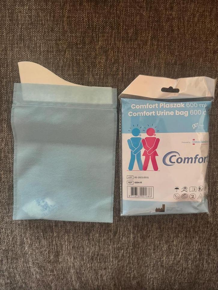 Comfort Plas/Urine zakken - wegwerp, Diversen, Verpleegmiddelen, Zo goed als nieuw, Ophalen of Verzenden