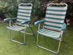 Crespo camping stoelen/tuinstoelen., Tuin en Terras, Tuinstoelen, Ophalen of Verzenden, Gebruikt, Aluminium