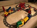 Duplo Trein set met brug, wissels en extra rails, Ophalen of Verzenden, Gebruikt, Complete set, Duplo