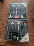 Youki Gebaksvorkjes en theelepeltjes Set (2x6), Ophalen of Verzenden, Nieuw, Rvs of Chroom