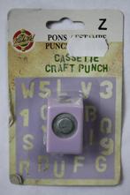 Make me cassette craft punch z, Hobby en Vrije tijd, Kaarten | Zelf maken, Verzenden, Nieuw, Overige thema's, Pons of Mal