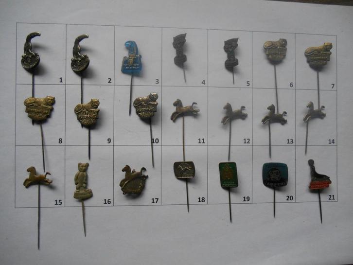 Dierentuin speldjes Dierenpark 1 euro per stuk, Verzamelen, Speldjes, Pins en Buttons, Gebruikt, Speldje of Pin, Dier of Natuur