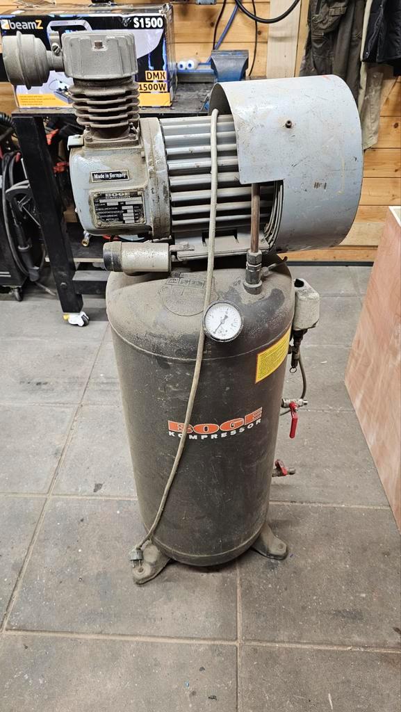 Boge Compressor - 80L, 10 Bar, 0.75kW, Doe-het-zelf en Verbouw, Compressors, Gebruikt, 10 bar of meer, 25 tot 100 liter, Minder dan 200 liter/min