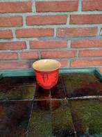 Retro bloempot FLORA HOLLAND, Ophalen of Verzenden, Huis en Inrichting