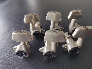 Made in Germany 70's machine heads tuners chrome 3L+3R