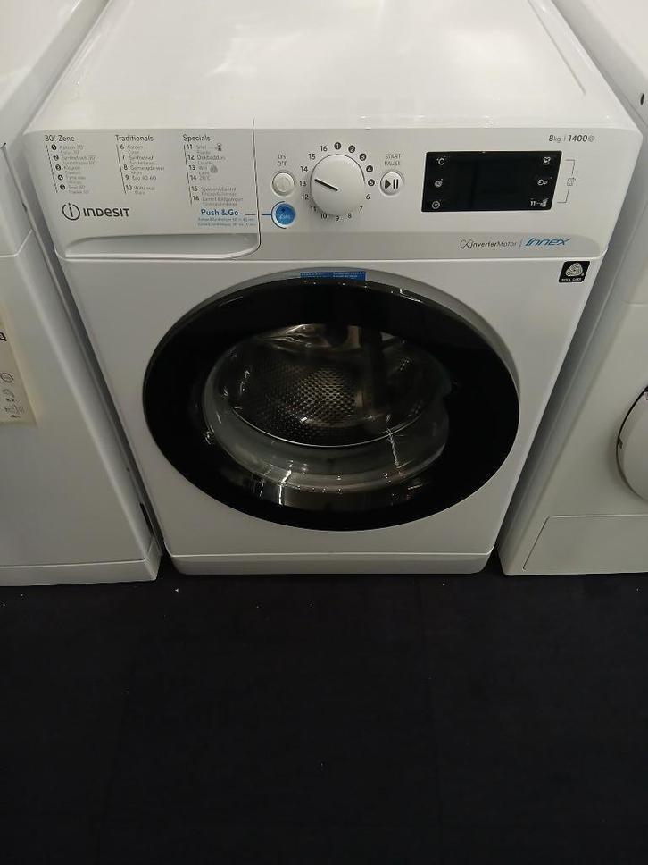 Indesit wasmachine, Witgoed en Apparatuur, Wasmachines, Gebruikt, 6 tot 8 kg, 85 tot 90 cm, 1200 tot 1600 toeren, Energieklasse A of zuiniger