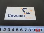 sticker assen cewaco logo, Ophalen, Zo goed als nieuw, Bedrijf of Vereniging