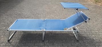 Ligbed met Zonneluifel, Opvouwbaar  beschikbaar voor biedingen