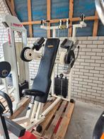 Technogym pullover machine Borst & rug machine, Gebruikt, Krachtstation, Ophalen of Verzenden, Metaal
