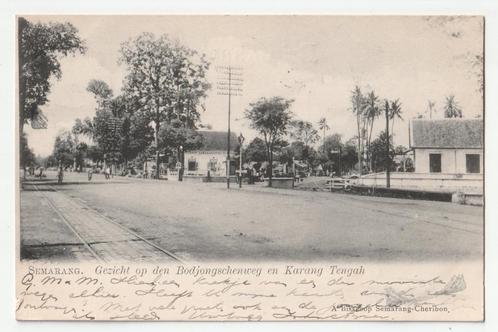 Semarang Bodjongschenweg Nederlands-Indië 1905, Verzamelen, Ansichtkaarten | Buitenland, Gelopen, Buiten Europa, Voor 1920, Verzenden