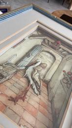 Vintage 3D prent van Anton Pieck, Antiek en Kunst, Ophalen of Verzenden