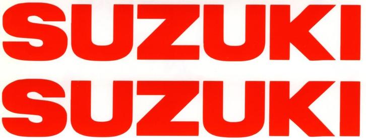 Suzuki sticker set #13, Motoren, Accessoires | Stickers, Verzenden