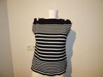 Jean Paul Gaultier gebreide top marine look merk stiksel S