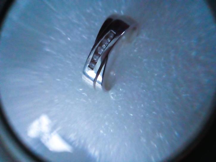 Zilveren 925 ring-- geen verzending  ‼️, Sieraden, Tassen en Uiterlijk, Ringen, Gebruikt, Dame, 19 tot 20, Zilver, Zilver, Met edelsteen