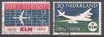 729 - 30 gebruikt ( 40 jaar KLM 1959 ), Verzenden, Na 1940, Gestempeld
