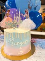 Frozen Taart 8-10 personen, Ophalen of Verzenden, Zo goed als nieuw, Taarten, Versiering