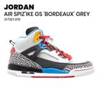 NIKE AIR JORDAN AIR SPIZ'IKE GS 'BORDEAUX' GREY 317321-070, Jongen of Meisje, Schoenen, Ophalen of Verzenden, Zo goed als nieuw