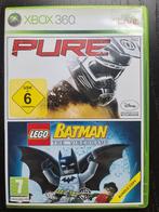 Xbox 360 Double Pack: LEGO Batman The Videogame / PURE, Avontuur en Actie, 2 spelers, Ophalen of Verzenden, Zo goed als nieuw