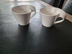 Villeroy & Boch New Wave Cappuccino Mokken (2), Ophalen of Verzenden, Zo goed als nieuw, Overige stijlen, Kop(pen) en/of Schotel(s)