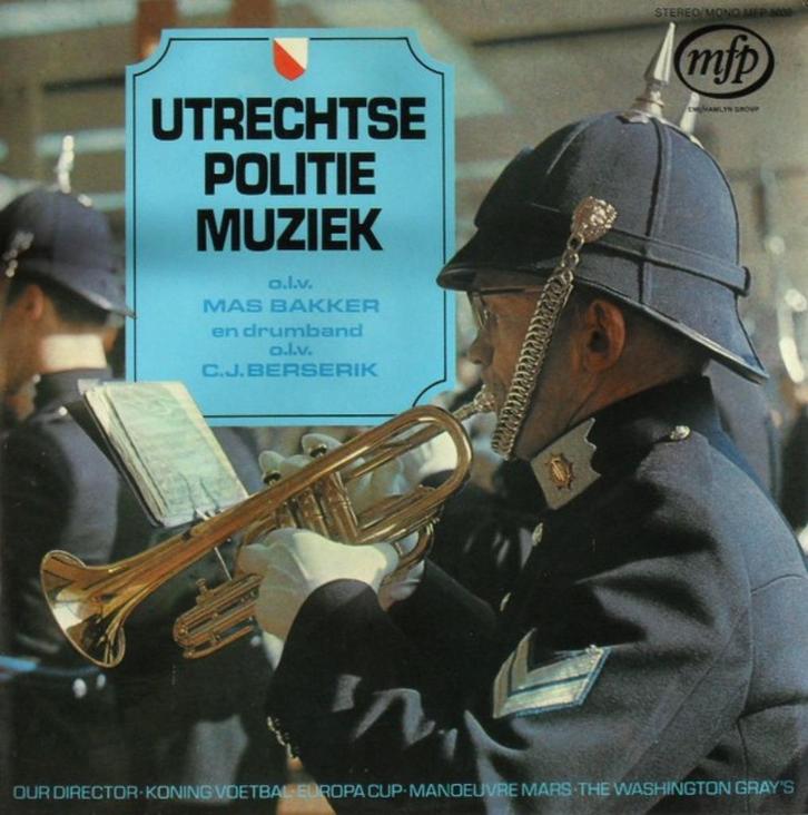 Utrecht Politiekapel zeldzvinyl LP (Bakker) Zuilen HaFABra, Verzamelen, Militaria | Algemeen, Marechaussee, Nederland, Ophalen
