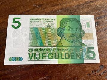 Bankbiljet 5 gulden, Pieter van den Vondel beschikbaar voor biedingen