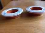 2 waxinelichthouders, Zweeds keramiek, Peter Nilsson, Ophalen of Verzenden, Overige materialen, Minder dan 25 cm