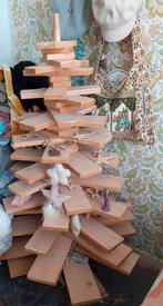 Houten kerstboom., Minder dan 25 mm, Ophalen of Verzenden, Plank, Minder dan 200 cm