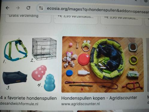 Gezocht honden spullen, Dieren en Toebehoren, Hondenspeelgoed, Zo goed als nieuw, Ophalen of Verzenden