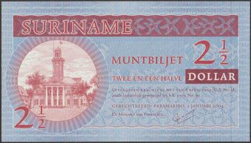 Suriname 2½ dollar 2004 XF p.156 (# 602) beschikbaar voor biedingen