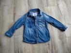 Prachtige blauwe spijkerblouse van Zara, maat 104. Denim., Onb, Overhemd of Blouse, Ophalen of Verzenden, Zara