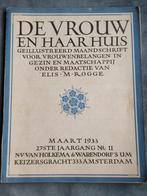 1933, BATIK , MODE, RECLAME, DE VROUW EN HAAR HUIS, Ophalen of Verzenden, 1920 tot 1940, Tijdschrift
