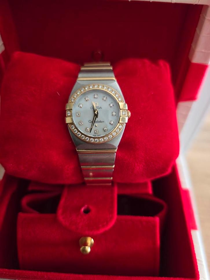 Omega Constellation Dameshorloge - Staal/Goud 24mm, Sieraden, Tassen en Uiterlijk, Horloges | Dames, Gebruikt, Polshorloge, Overige merken