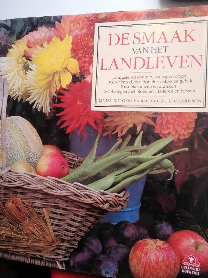 De Smaak van het landleven Jam gelei chutney van eigen oogst, Boeken, Overige Boeken, Zo goed als nieuw, Ophalen of Verzenden