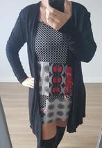 Jurk Joseph Ribkoff 48 Zwart met Rood, Verzenden, Zwart, Maat 46/48 (XL) of groter, Joseph Ribkoff