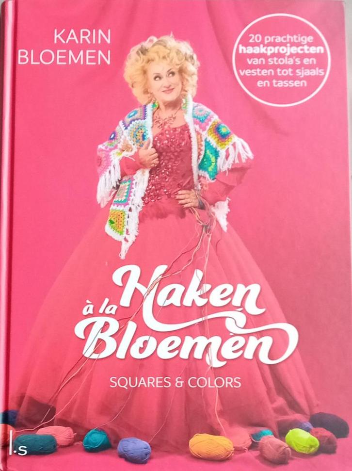 Haken à la Bloemen, Squares & Colors, Boeken, Hobby en Vrije tijd, Zo goed als nieuw, Breien en Haken, Ophalen of Verzenden