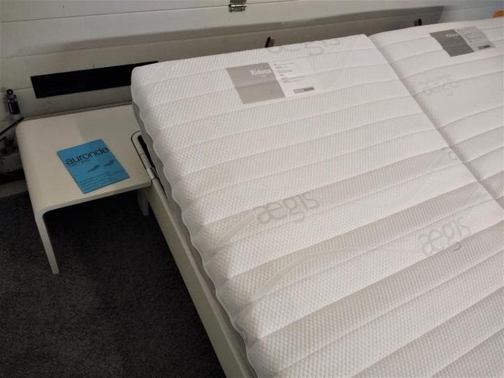 Prachtige Auping met achterelement! Gratis bezorgen en mont!, Huis en Inrichting, Slaapkamer | Bedden, Zo goed als nieuw, Tweepersoons