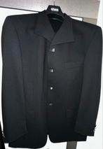 Zwart herenpak, maat 52, Ophalen of Verzenden, Zo goed als nieuw, Maat 52/54 (L), Zwart