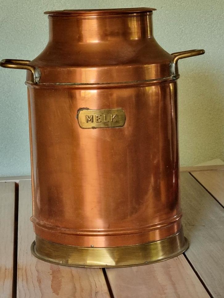 Mooie koperen melkbus, Antiek en Kunst, Curiosa en Brocante, Ophalen