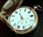 Zakhorloge (Massey II) hunter enkele kast zilver B'ham 1824, Ophalen of Verzenden, Zilver, Overige typen