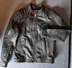 Zwarte Jack & Jones Leren Jas - Maat M, Maat 48/50 (M), Zwart, Ophalen of Verzenden, Zo goed als nieuw