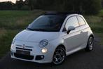 Fiat 500 C 500s Cabrio 2013 ORG NL NAP Sport, Zwart, Cabriolet, Wit, Origineel Nederlands