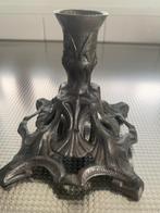 tinnen Jugendstil kandelaar, Ophalen of Verzenden, Overige materialen