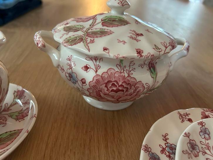 Vintage Suikerpot en Melkkan Set, Antiek en Kunst, Antiek | Keramiek en Aardewerk, Ophalen of Verzenden