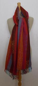 Prachtige kleuren 100% wol sjaal van Fazetta cashmere sjaals, Kleding | Dames, Mutsen, Sjaals en Handschoenen, Verzenden, Zo goed als nieuw