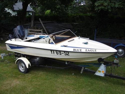 Fletcher Arrowflyte speedboot (1981) Evinrude 60 PK (1996), Watersport en Boten, Speedboten, Gebruikt, 3 tot 6 meter, Benzine