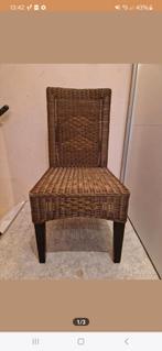 Stevige robuuste rieten rotan stoelen €10,- per stuk., Ophalen, Gebruikt, Bruin, Vijf, Zes of meer stoelen