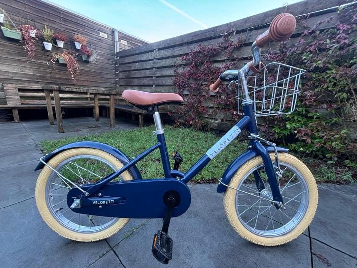 Veloretti Maxi Blue Yonder, Fietsen en Brommers, Fietsen | Kinderfietsjes, Zo goed als nieuw, 16 tot 20 inch, Zijwieltjes, Ophalen