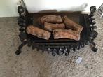 Stoere Vuurkorf met Houtblokken & Aslade, Huis en Inrichting, Haarden, Ophalen of Verzenden, Gebruikt, Vrijstaande haard, Overige soorten