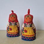 Vintage Zweedse folklore figuren kersthangers eierwarmers, Ophalen of Verzenden, Gebruikt